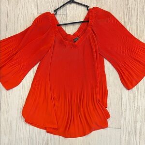 Vince Camuto pleated off shoulder top